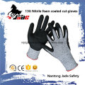 13G 3/4 Nitrile Foam Coated Cut Resistant Safety Work Glove